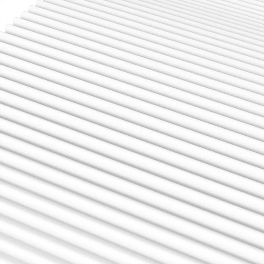 Matelas en mousse blanc 90x200 cm dureté H2 H3 - 6