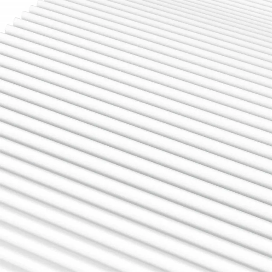 Matelas en mousse blanc 200x200 cm dureté H2 H3 - 6