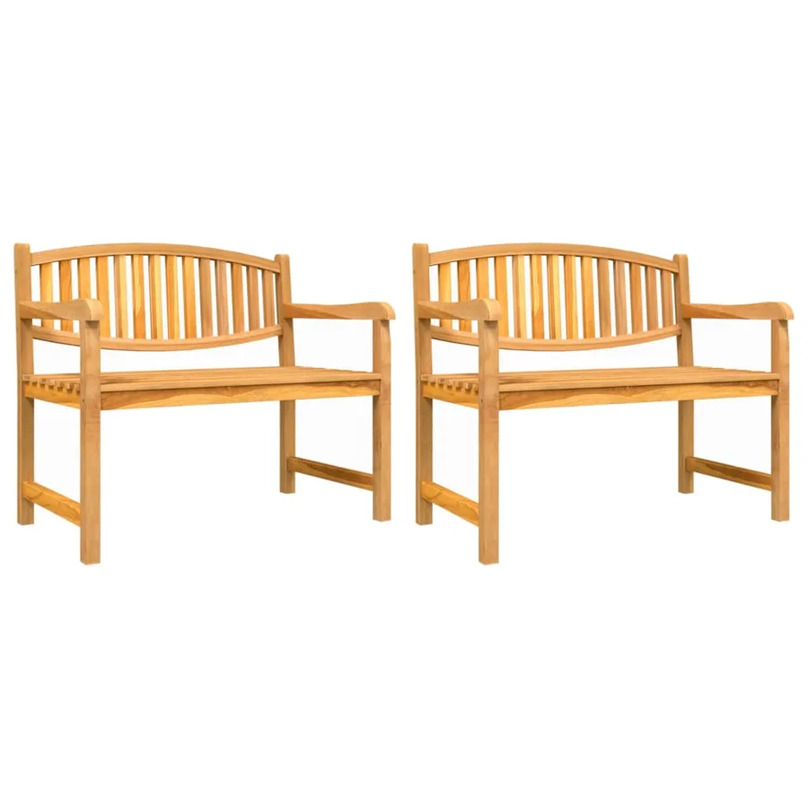 Ensemble à manger de jardin 3 pcs Bois de teck massif - 3