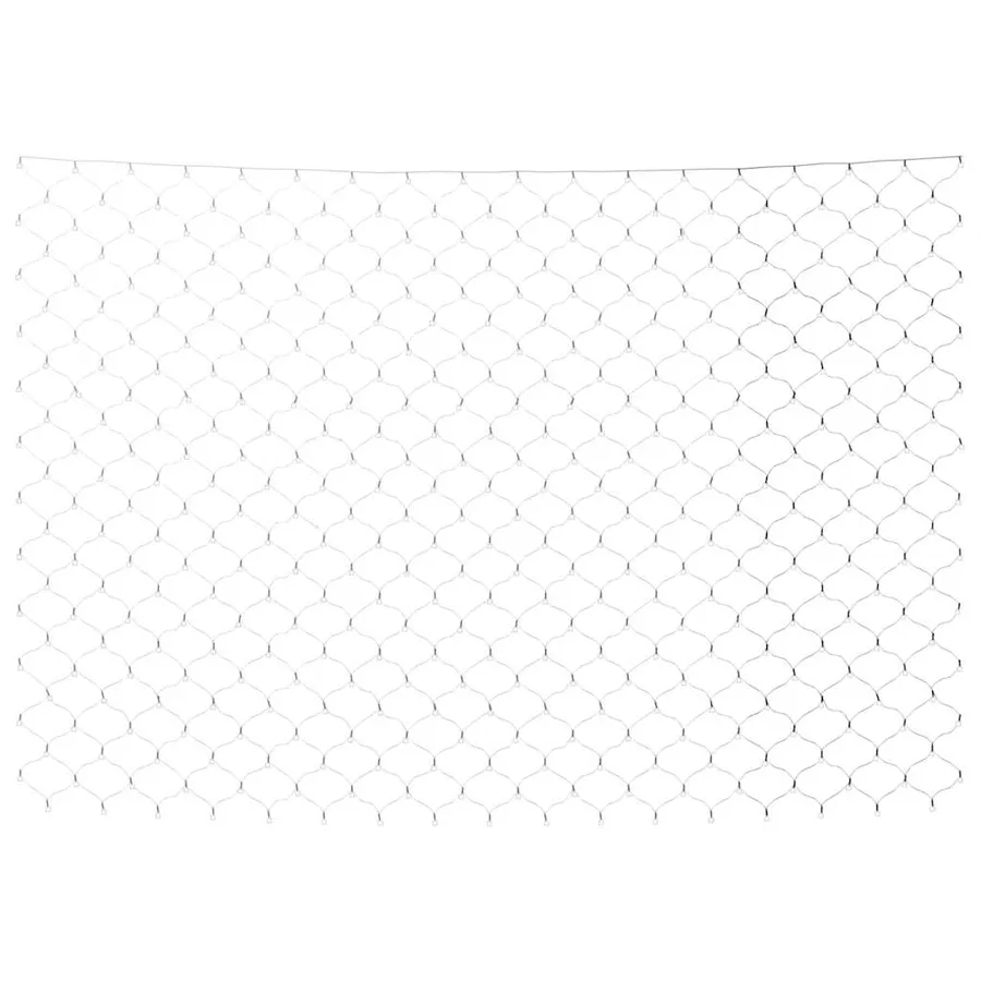 Filet lumineux blanc froid de Noël 3x2 m 204 LED Int/extérieur - 2