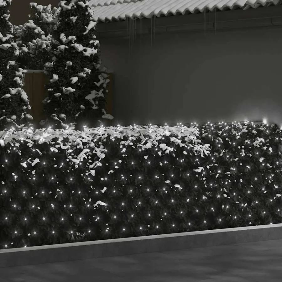 Filet lumineux blanc froid de Noël 3x2 m 204 LED Int/extérieur - 3