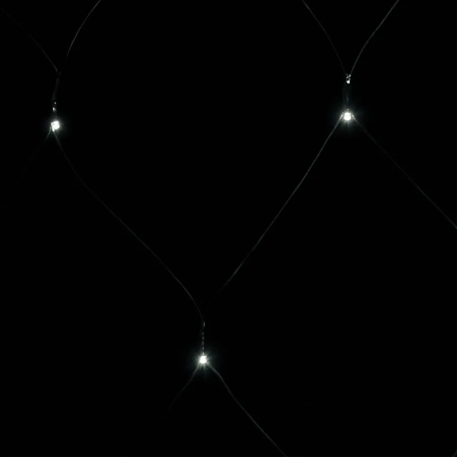 Filet lumineux blanc froid de Noël 3x2 m 204 LED Int/extérieur - 5