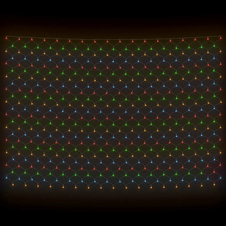 Filet lumineux coloré de Noël 4x4 m 544 LED Intérieur/extérieur - 4