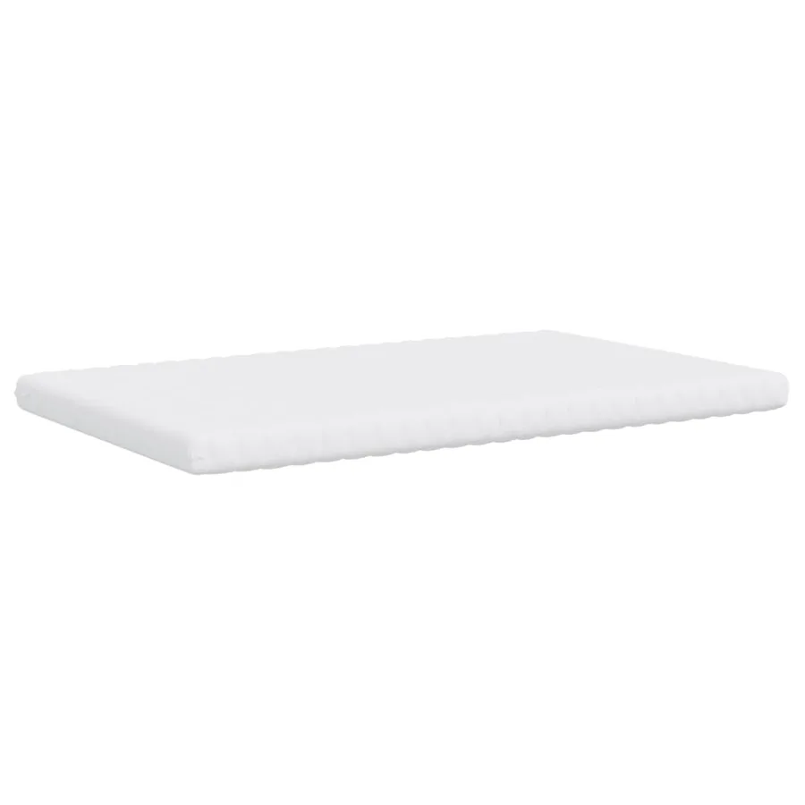 Matelas en mousse blanc 140x190 cm 7 zones dureté 20 ILD - 3