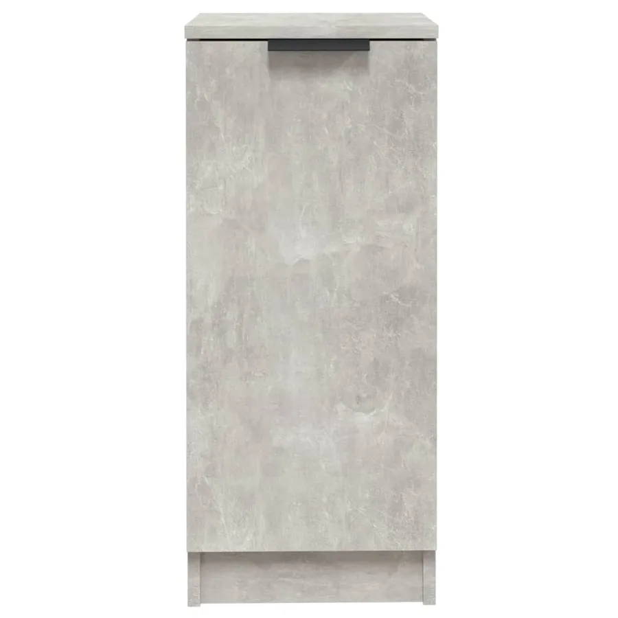 Buffet Gris béton 30x30x70 cm Bois d'ingénierie - 4