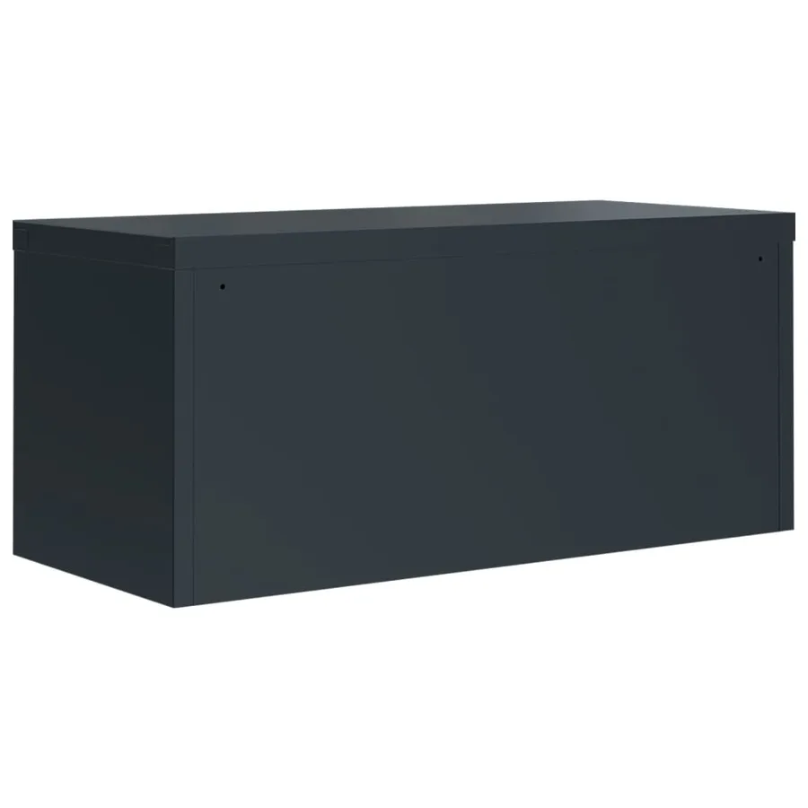 Classeur anthracite 90x40x180 cm Acier - 6