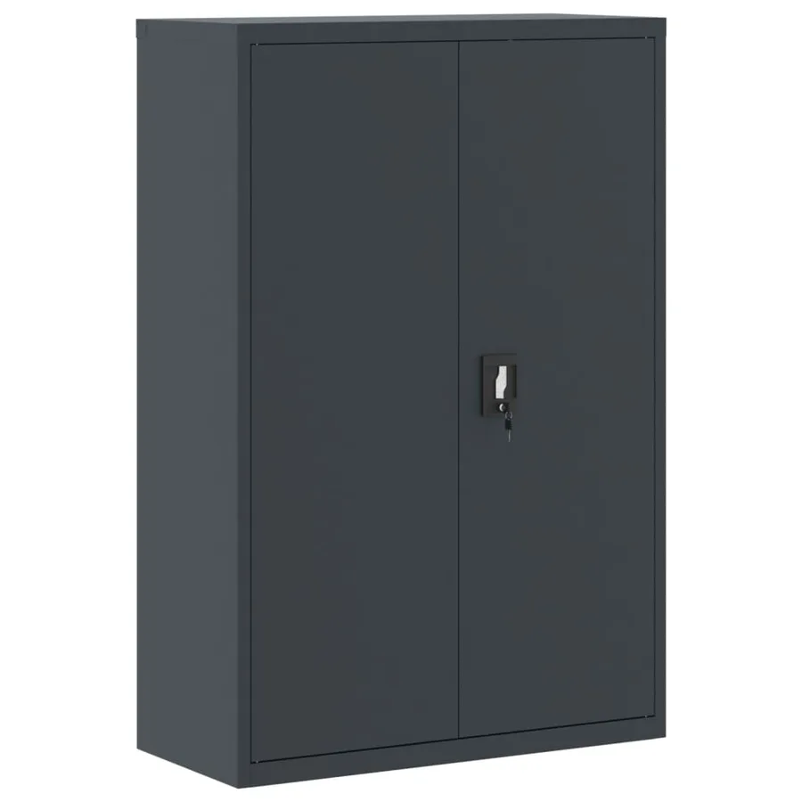 Classeur anthracite 90x40x180 cm Acier - 7