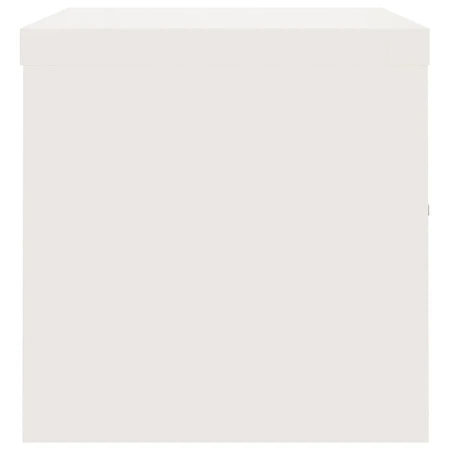 Classeur blanc 90x40x40 cm acier - 5