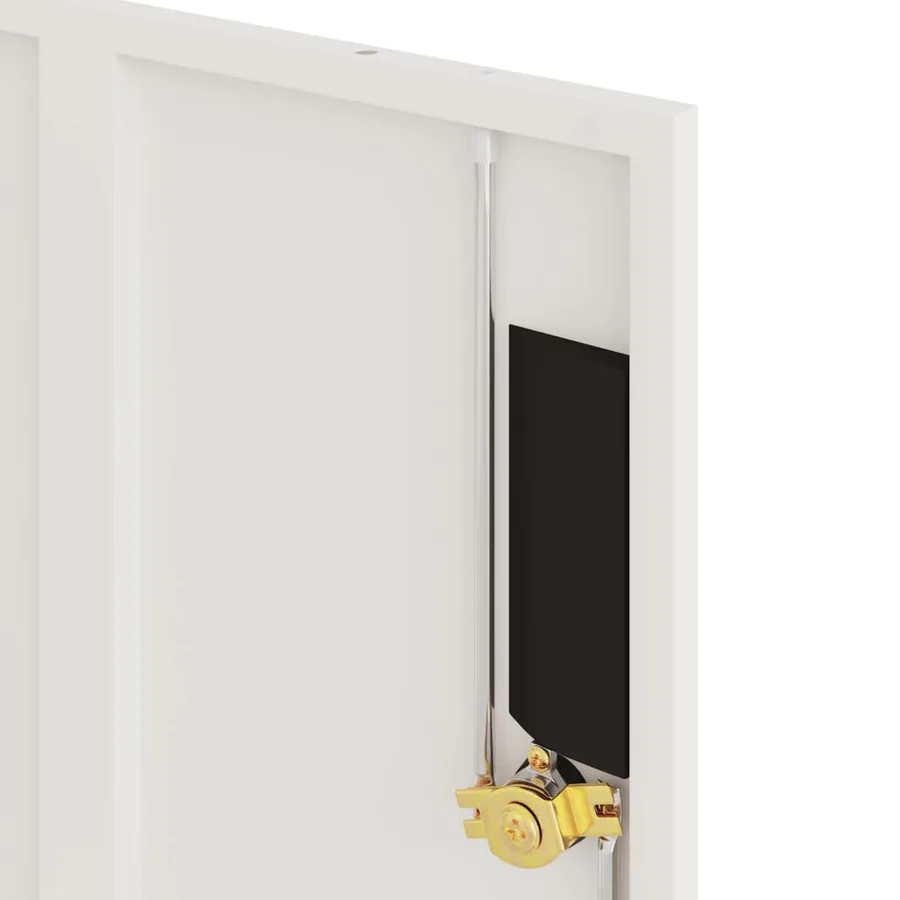 Classeur blanc 90x40x40 cm acier - 7