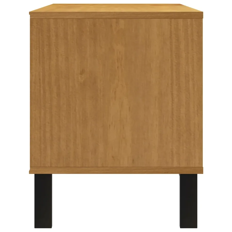 Meuble TV FLAM 110x40x50 cm bois massif de pin - 6