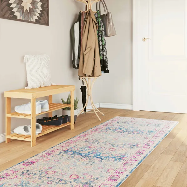 Tapis lavable multicolore 80x300 cm