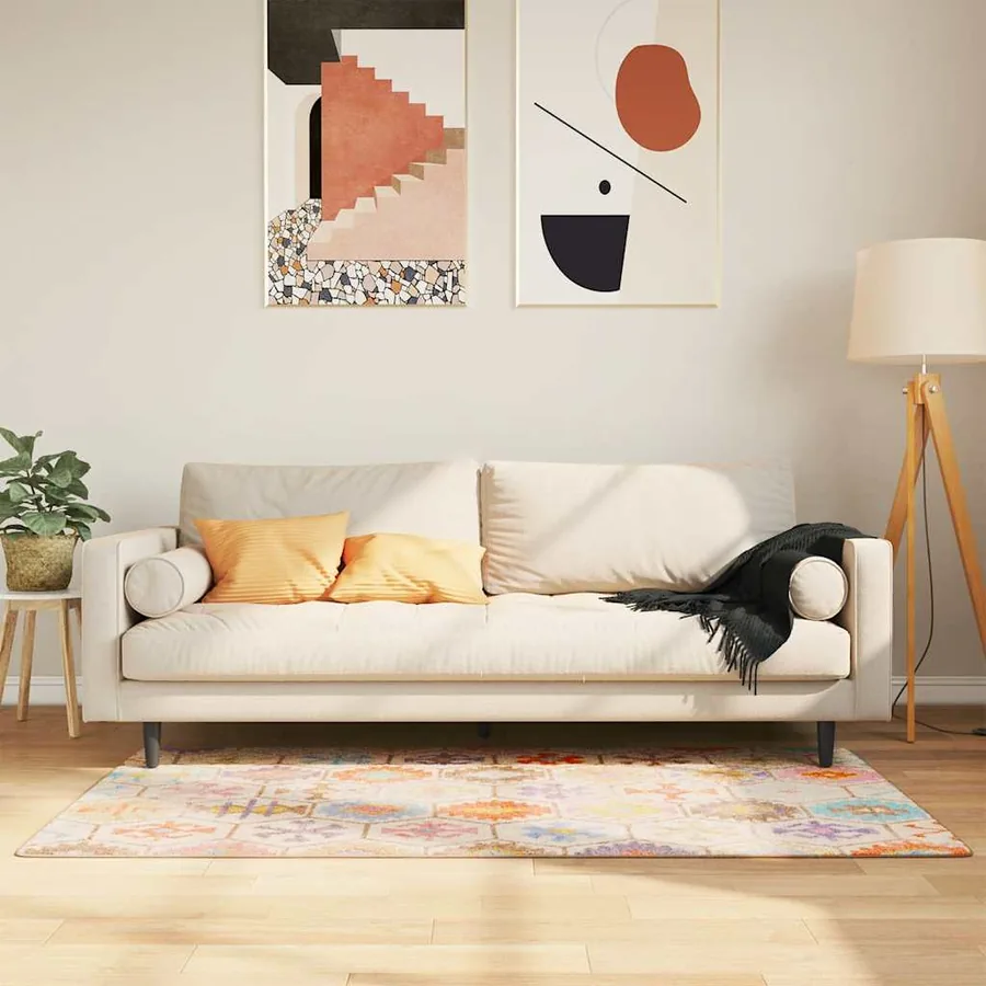 Tapis lavable multicolore 80x150 cm