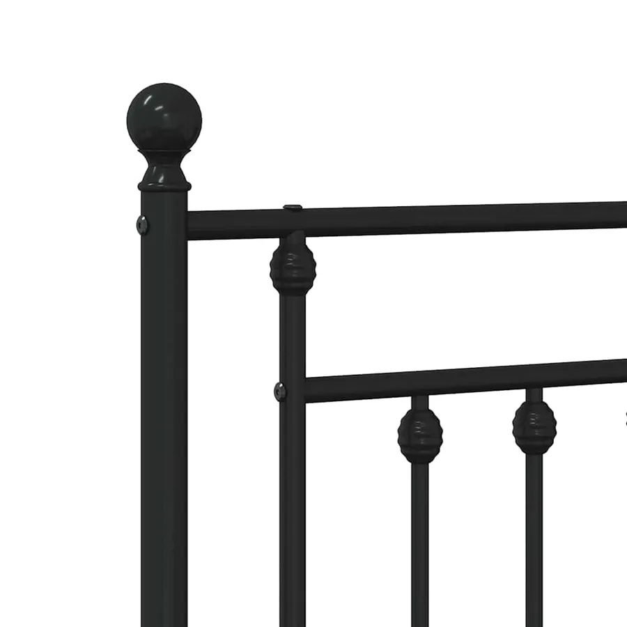 Tête de lit de remplacement métal noir 193 cm - 6