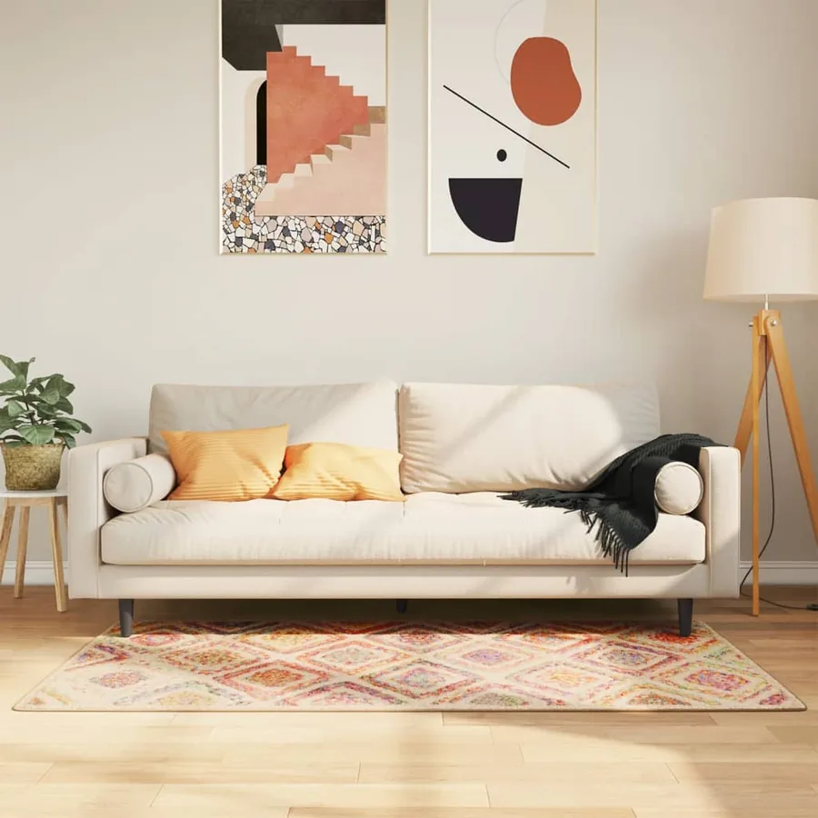 Tapis lavable multicolore 80x150 cm