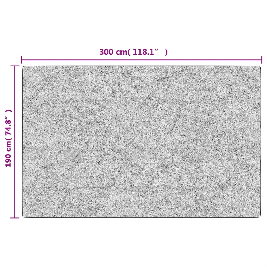 Tapis lavable multicolore 190x300 cm - 8
