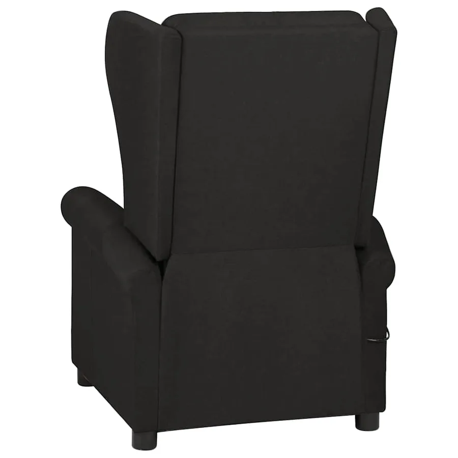 Fauteuil de massage Noir Tissu - 5