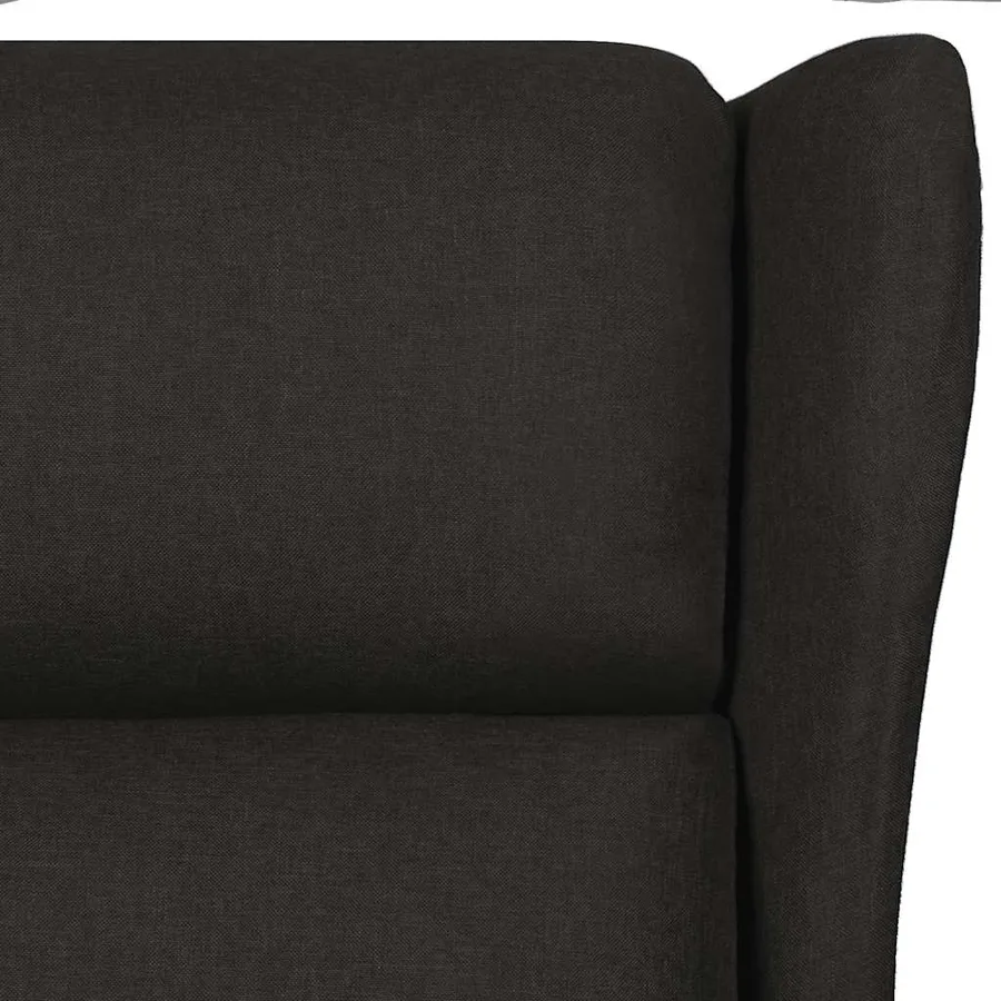 Fauteuil de massage Noir Tissu - 7