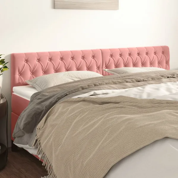 Têtes de lit Rose 180x7x78/88 cm Velours