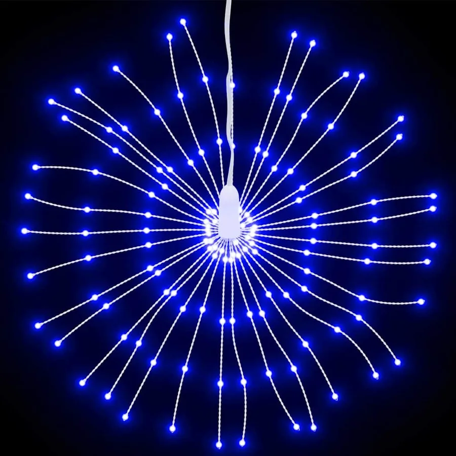 Étoile rayonnante de Noël 140 LED 4 pcs bleu 17 cm - 4