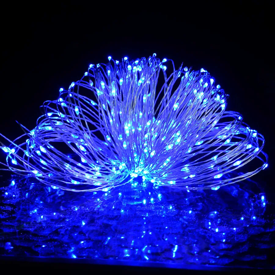 Guirlande LED avec 150 LED Bleu 15 m - 3
