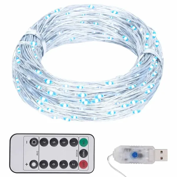 Guirlande LED avec 150 LED Blanc froid 15 m