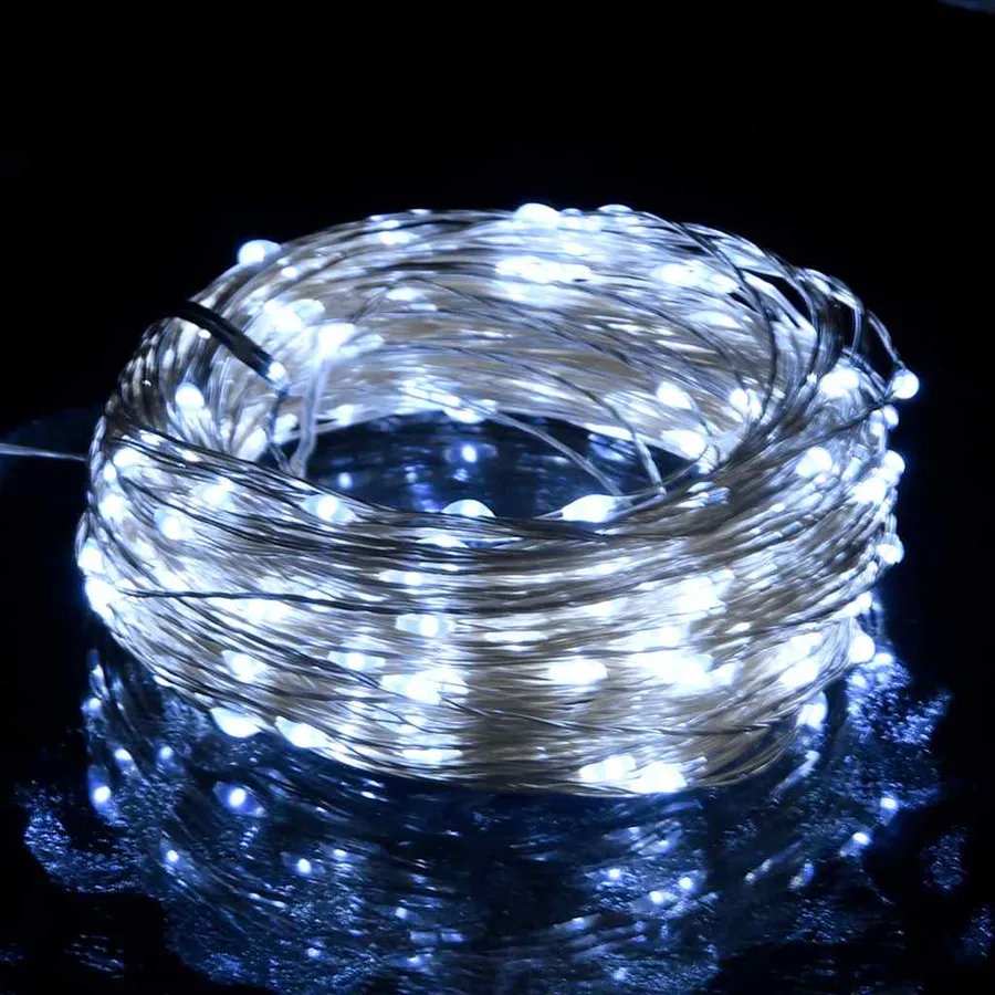 Guirlande LED avec 150 LED Blanc froid 15 m - 2