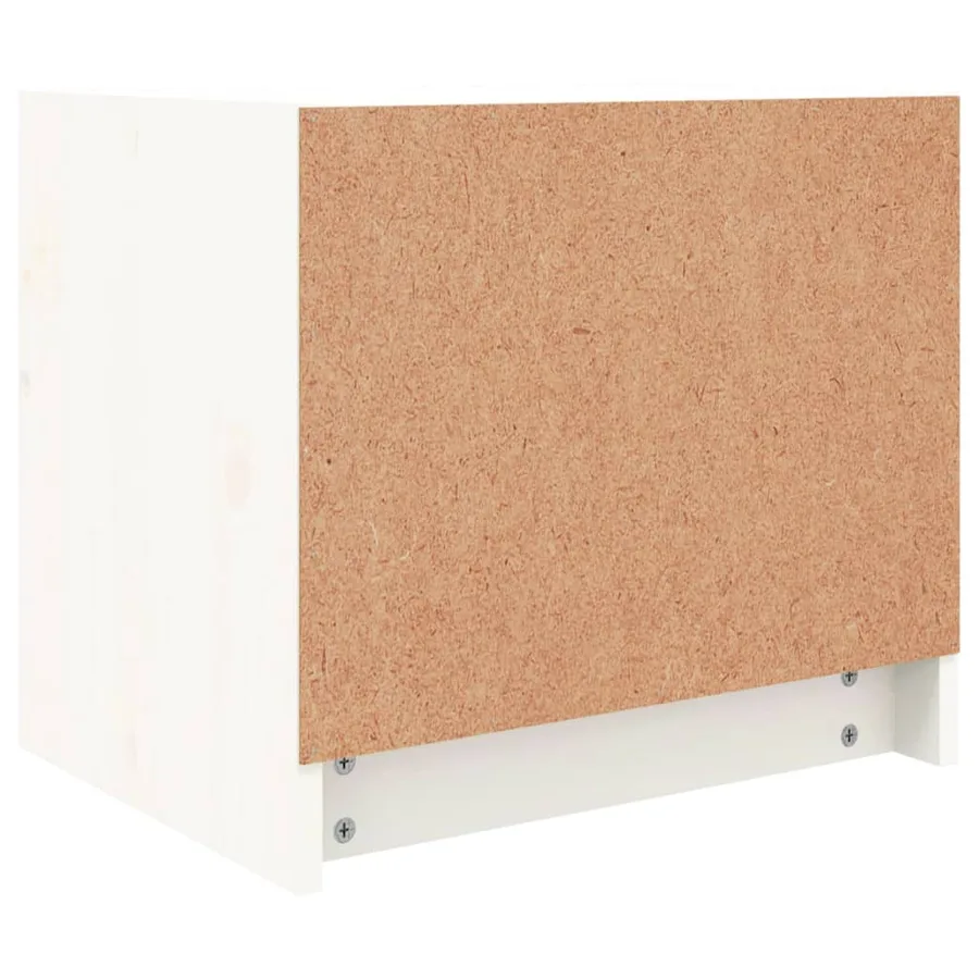Tables de chevet 2 pcs blanc 40x31x35,5 cm bois de pin massif - 9