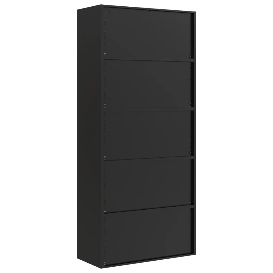 Classeur noir 90x40x240 cm acier - 9