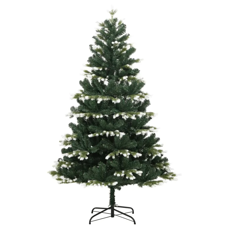 Sapin de Noël artificiel à charnières avec neige floquée 180 cm - 2