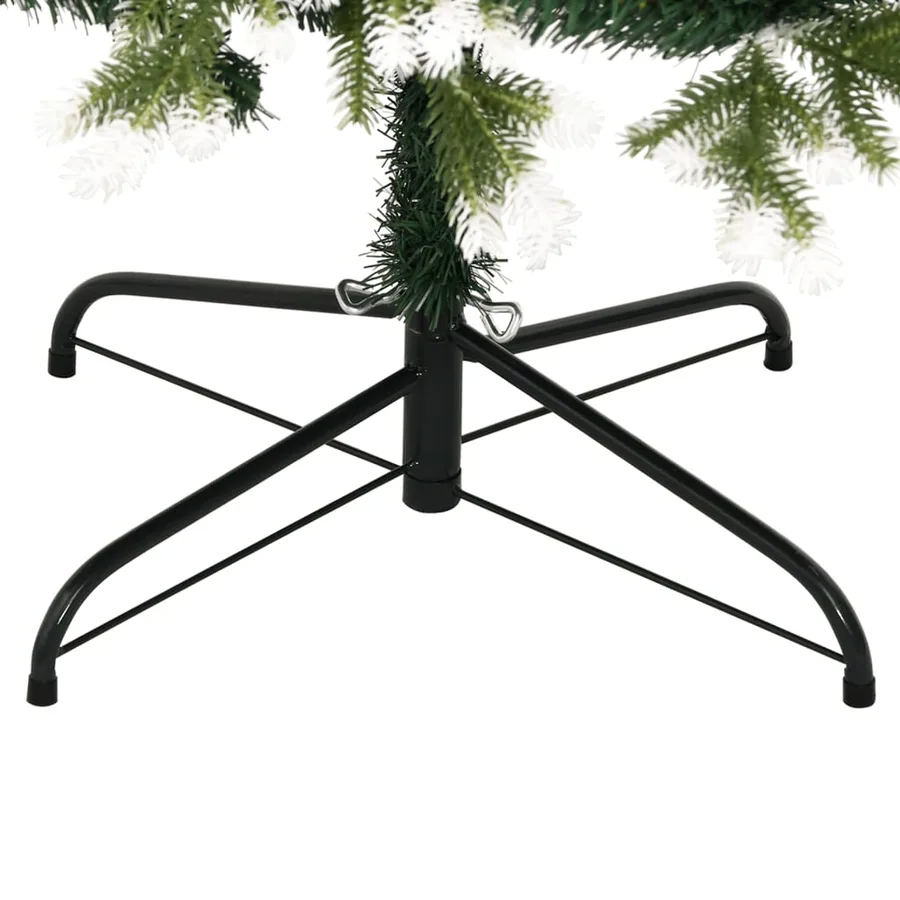 Sapin de Noël artificiel à charnières avec neige floquée 180 cm - 6