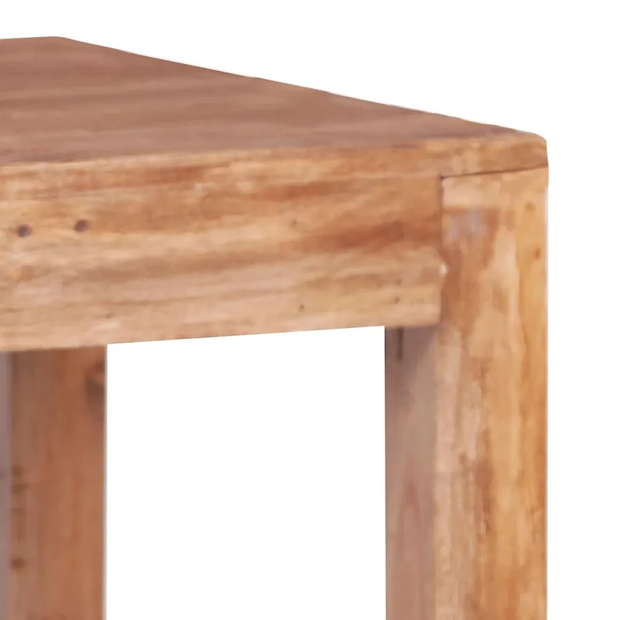 Table basse 53x50x50 cm bois d'acajou massif - 3