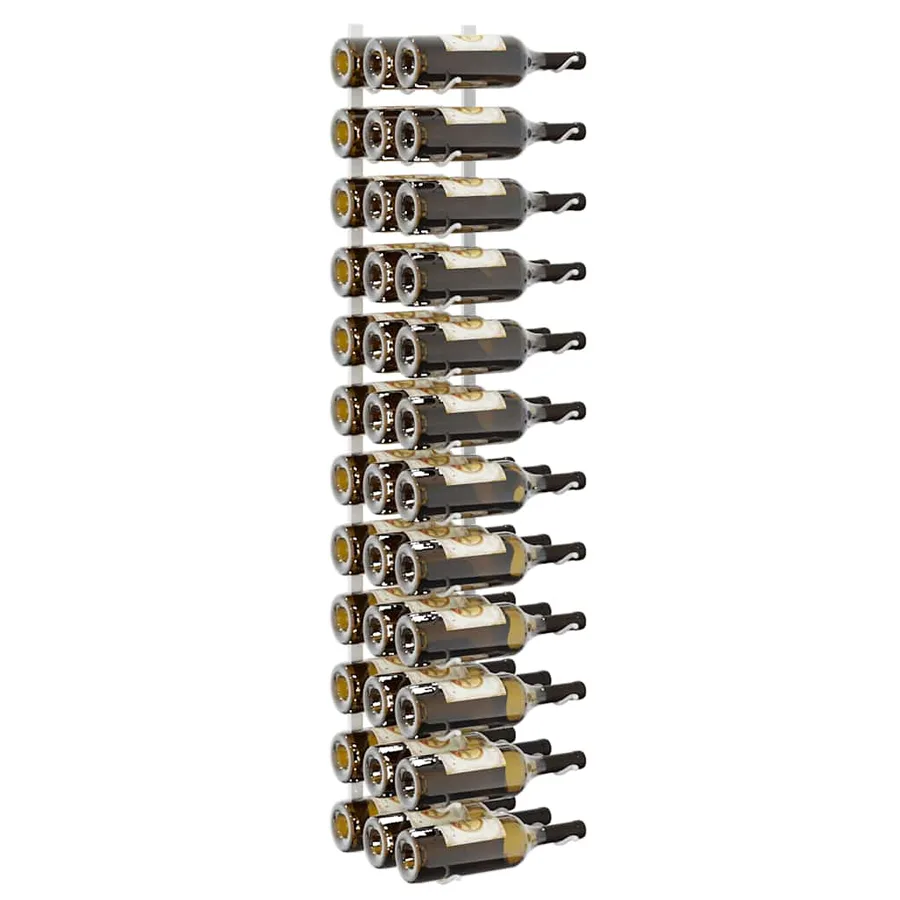 Casier à vin mural pour 36 bouteilles Blanc Fer - 4