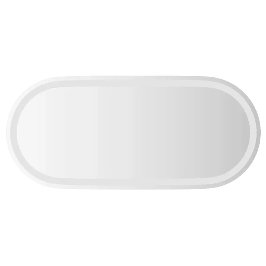 Miroir de salle de bain à LED 80x35 cm ovale - 2