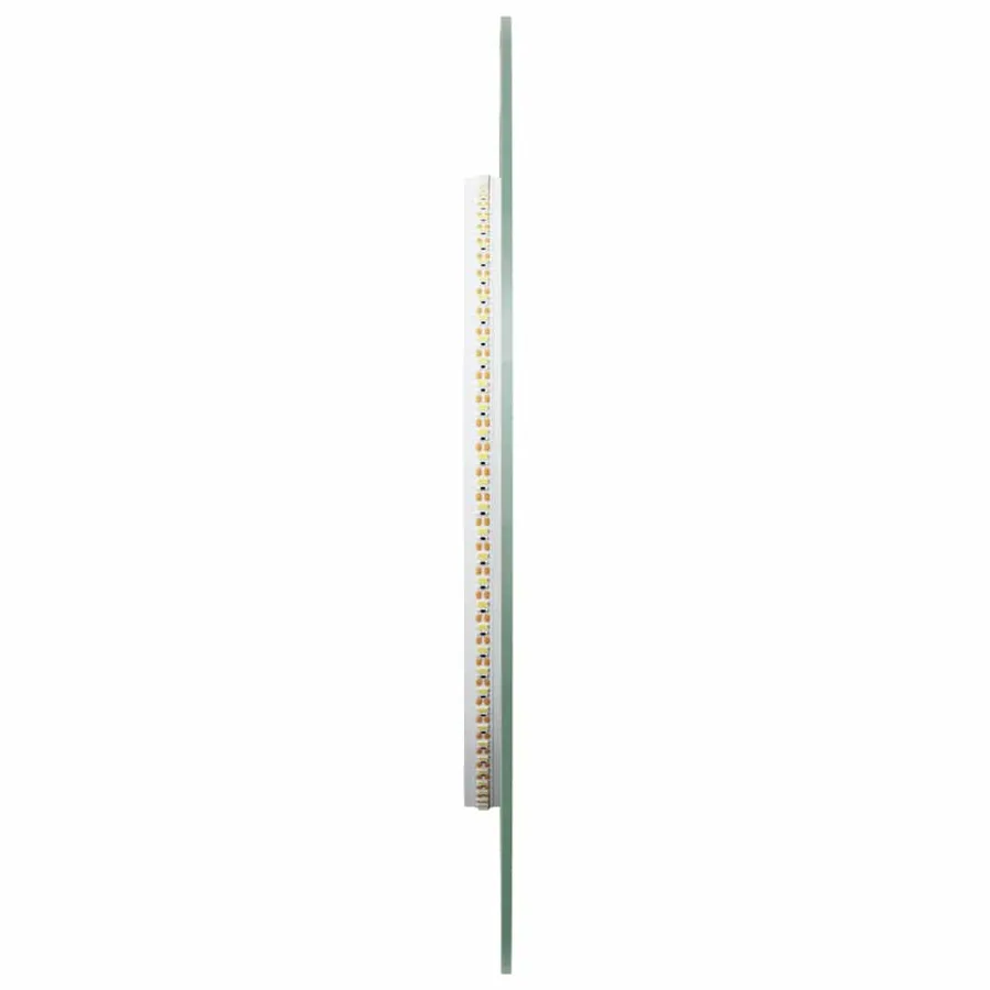 Miroir de salle de bain à LED 80x35 cm ovale - 7