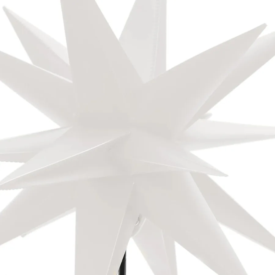 Lumières de Noël avec piquets 3 pcs LED pliable blanc 57 cm - 10