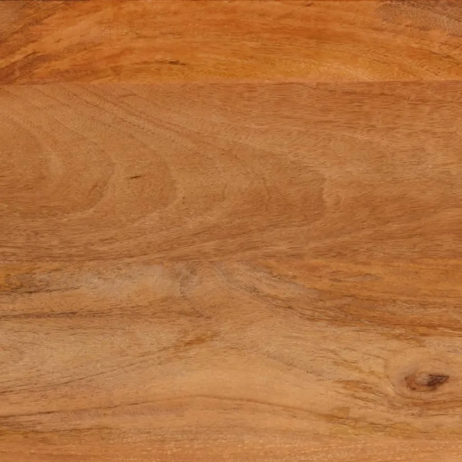 Table basse marron et noir 100x54x40 cm bois massif de manguier - 10