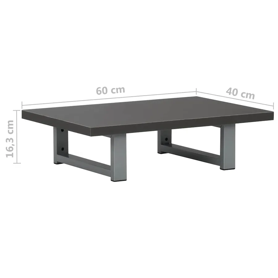 Meuble de salle de bain Gris 60x40x16,3 cm - 9