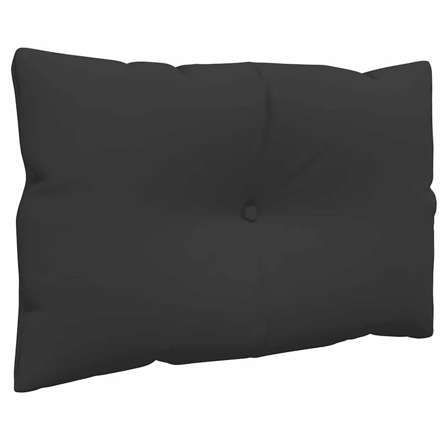 Coussins de palette lot de 3 noir tissu - 7