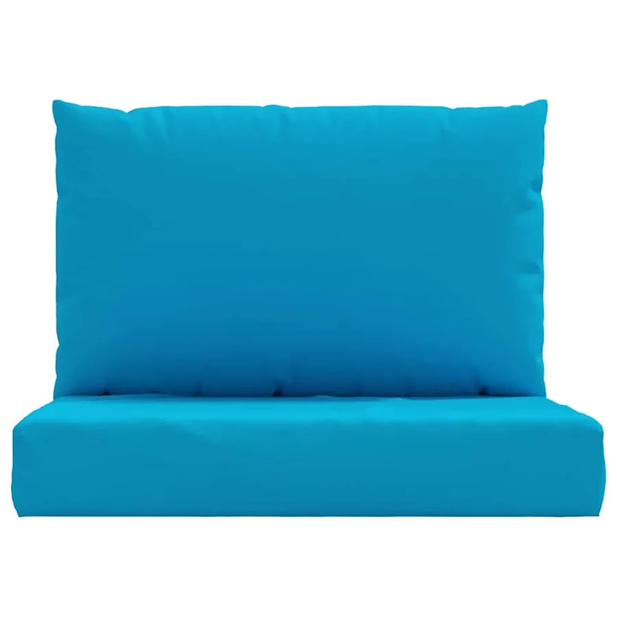 Coussins de palette lot de 2 bleu clair tissu oxford - 4