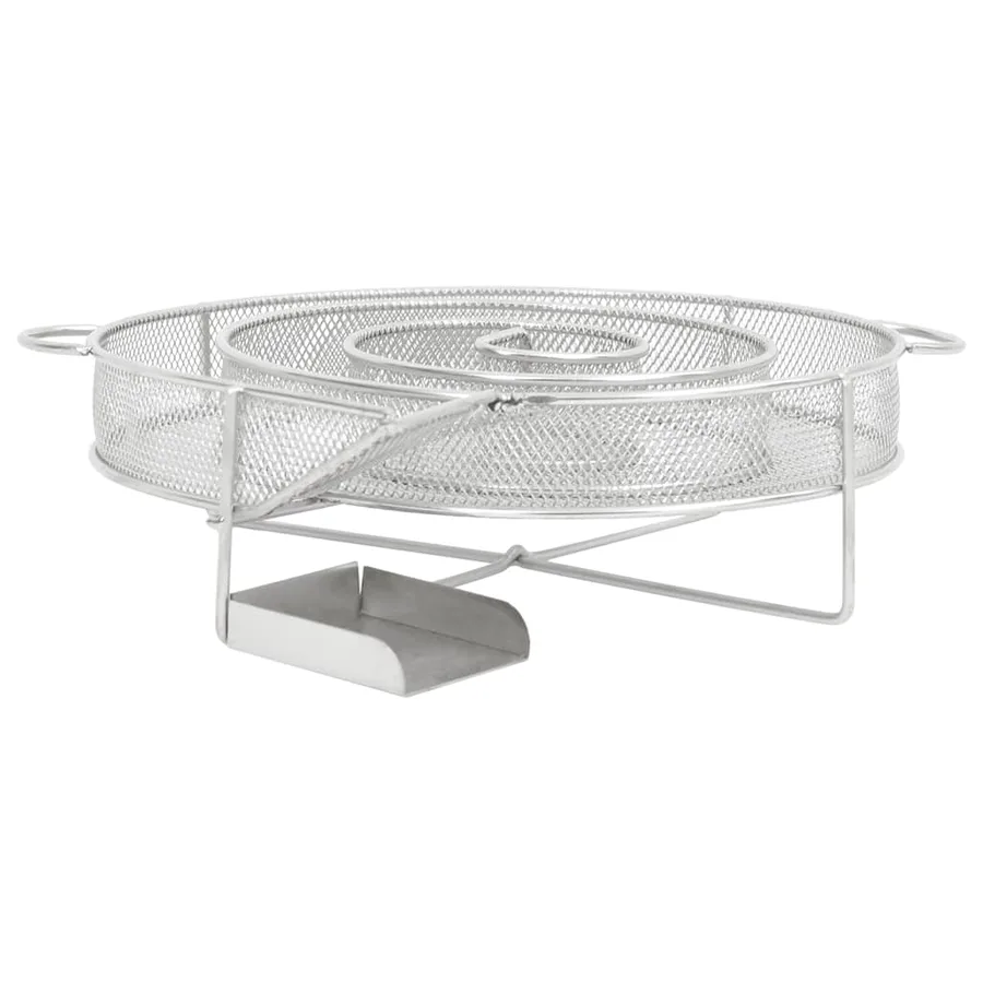 Générateur de fumée froide rond 19,5 cm acier inoxydable - 5