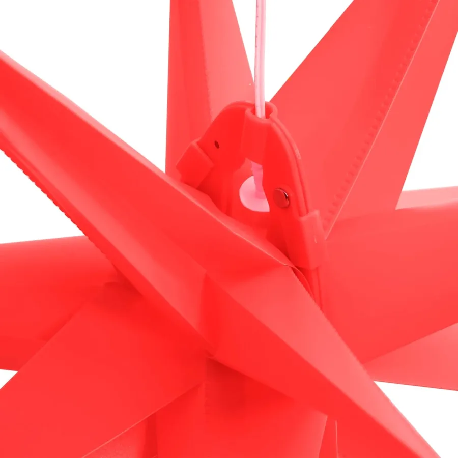 Lumières de Noël avec LED 3 pcs pliable rouge - 8