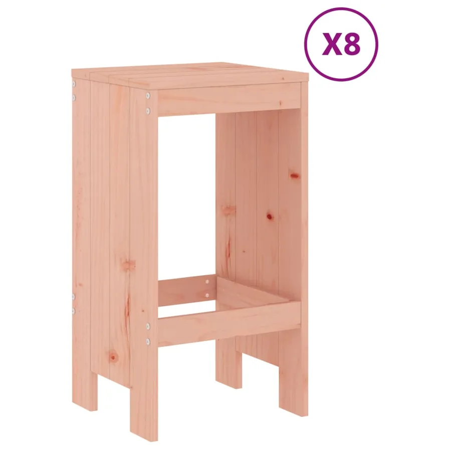 Ensemble de bar de jardin 9 pcs bois massif douglas - 3