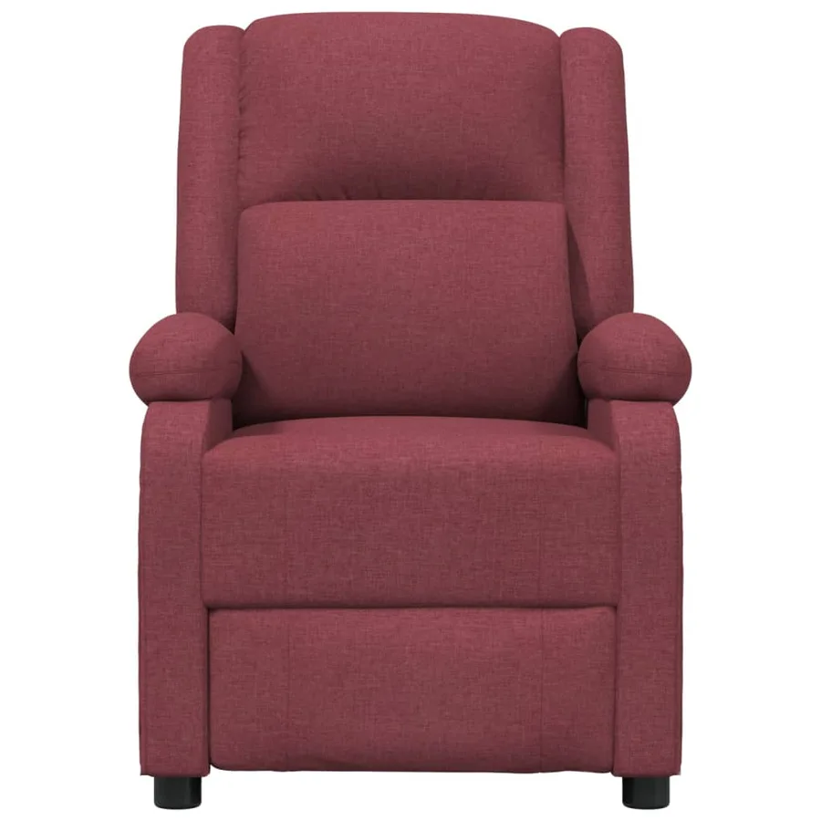 Fauteuil électrique de massage Bordeaux Tissu - 4