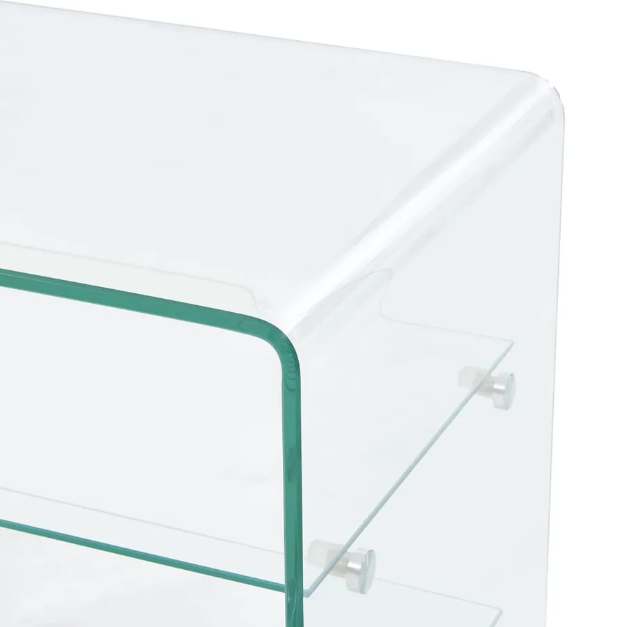 Table basse 50x40x56 cm Verre trempé - 4