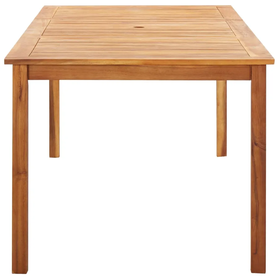 Mobilier à dîner 9 pcs résine tressée et bois d'acacia gris - 4