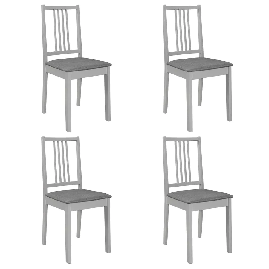 Mobilier de salle à manger 5 pcs MDF Gris - 7