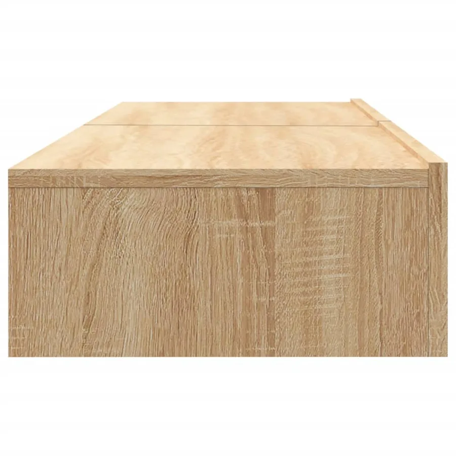 Meubles TV avec éclairage LED 2 pcs chêne sonoma 60x35x15,5 cm - 9