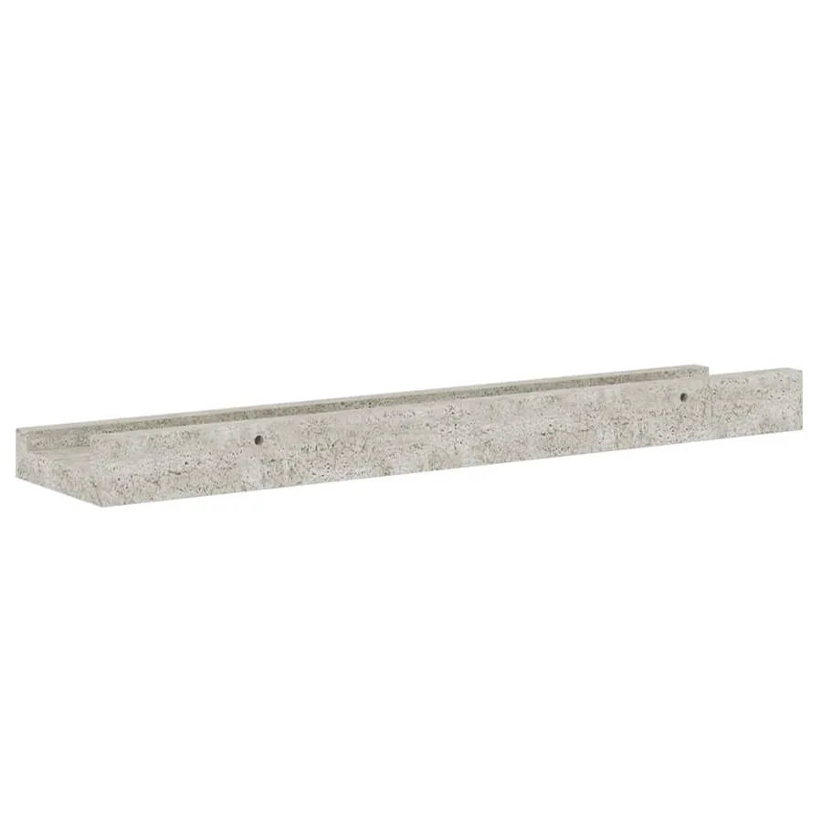 Étagères murales 2 pcs Gris béton 40x9x3 cm - 8