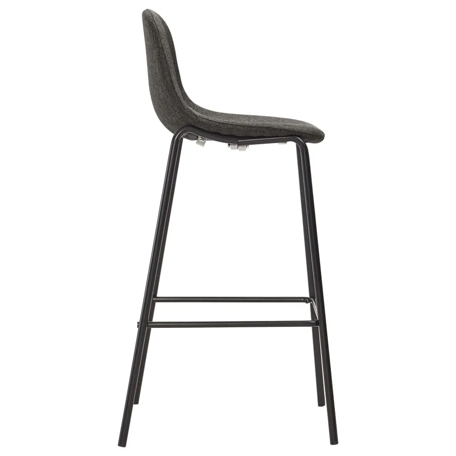 Ensemble de bar 3 pcs Tissu Gris foncé - 8