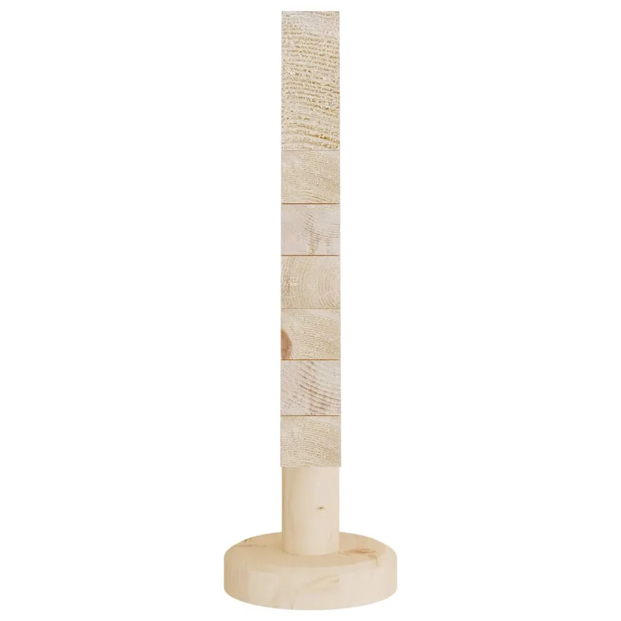 Arbres de Noël en bois pour décoration 2 pcs 30 cm pin massif - 6